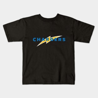 Los Angeles Chargers 4 by Buck Tee Kids T-Shirt